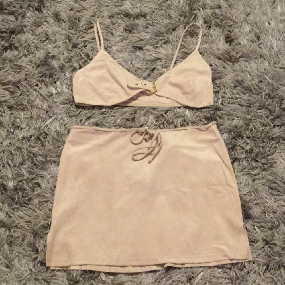 Sexy Microsuede Club Outfit NWT